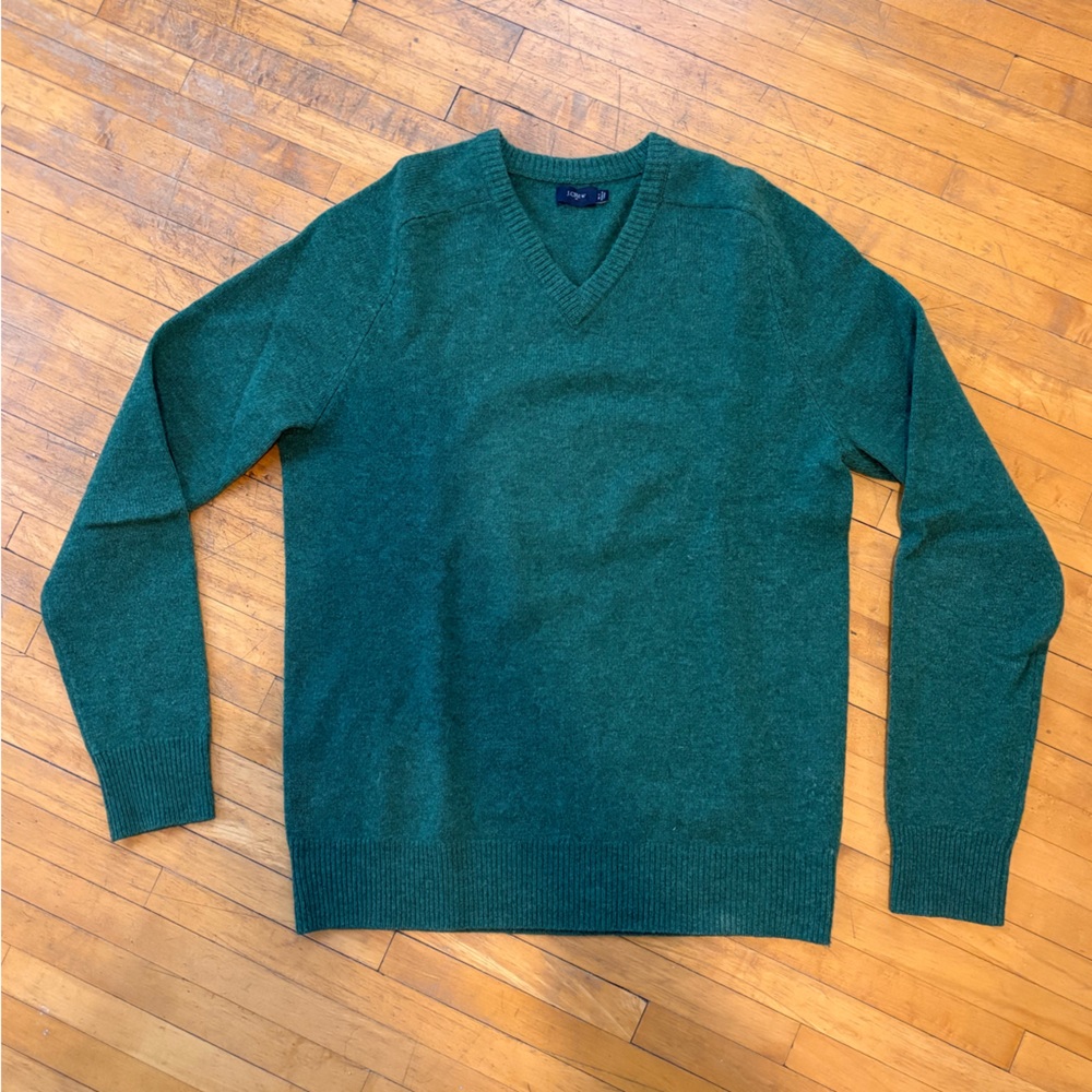 J. Crew Sweater - green wool